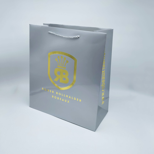 Custom Apparel Luxury Logo Shopping Paper Bag