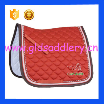 English saddle pad cotton quilted saddle pad for horse