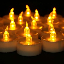 LED Light Candles with Battery-powered LED Tealight Candles