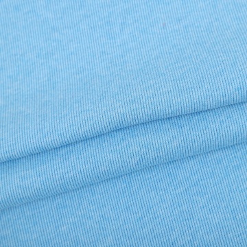 30s polyester cotton elastane 2x2 rib knit fabric