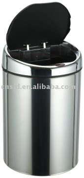 stainless steel infrared garbage bin