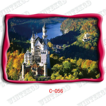 3d Castle Picture Postcards 