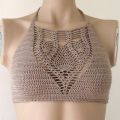 Hollow Out Sexy Crochet Bikini Top Vest