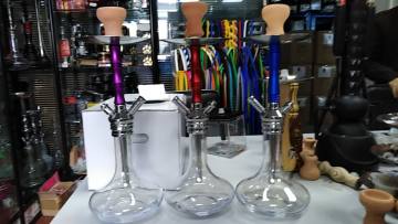 Cheap price hookah factory Shisha Glass Aluminum Narguile