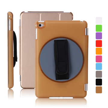 Factory Outlet 360 Rotation handheld Case Smart Flip cover for iPad mini 4