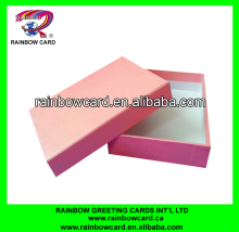 Pink shopping gift card box