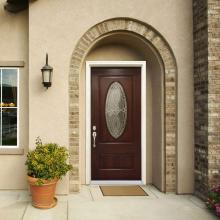 Appleton Stained Hardwood Prehung Front Door