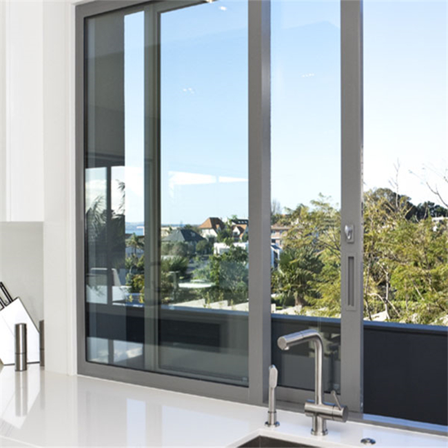 Top selling aluminum window sliding, framed double glazed sliding window