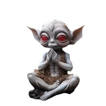 Wholesale New Alien Garden Ornaments: Unique Resin Crafts for Halloween Decorations