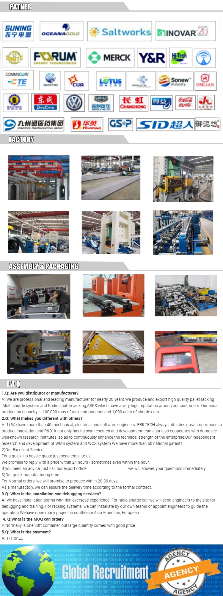 Ce, SGS, TUV Powder Coating Steel Pallet Runner Rack Ing