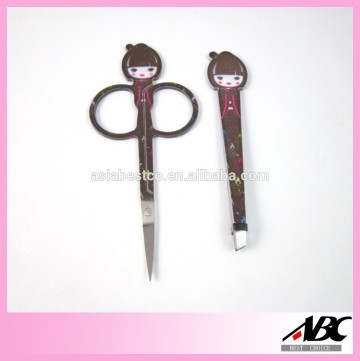 Girls Beauty Tool Cute Eyebrow Tweezers Kit