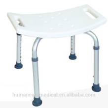 Aluminum sliding transfer bench for bathtub