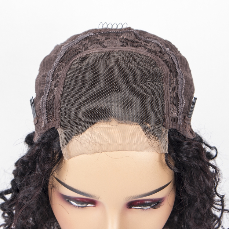 180 Density 4*4 Lace Human Hair Wigs for Black Women Wholesale Brazilian Virgin Hair 4*4 Lace Front Wig with Baby Hair