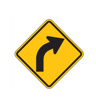 Road Safety Construction Warning Board