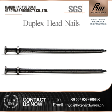 Duplex head iron nails furniture decorative duplex head nails
