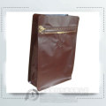 कत्थई एल्यूमीनियम जिपर कॉफी पैकेजिंग बैग