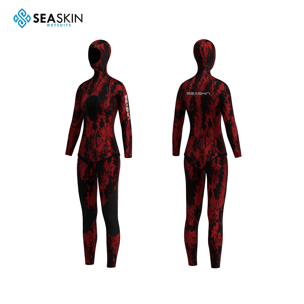 Seaskin Womens Neoprene Spearfishing Wetsuits dengan Long John