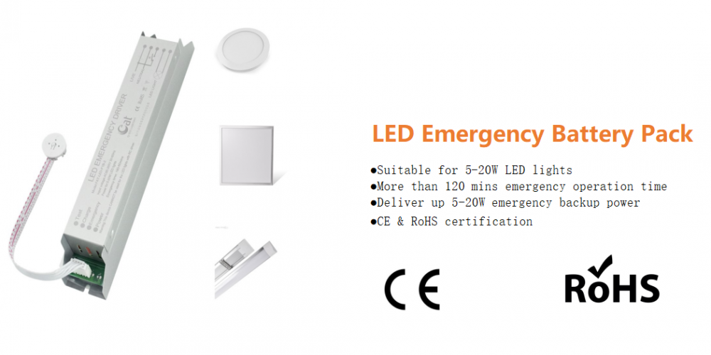 سائق الطوارئ LED سوبر رقيقة