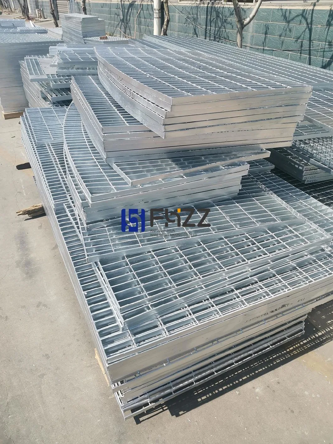 Press Welded Metal Open Bar Steel Gratings, Hot Dipped Galvanized Steel Bar Gratings for Construction