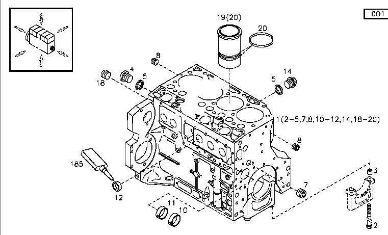 Deutz Diesel Engine Parts DalianTCD2013 Cylinder Liner 0490 1316