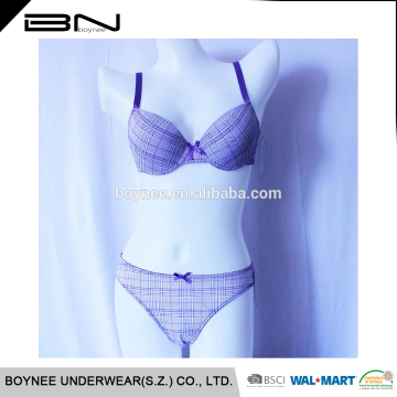Newest wholesale girl bra sets/underwear bra sets
