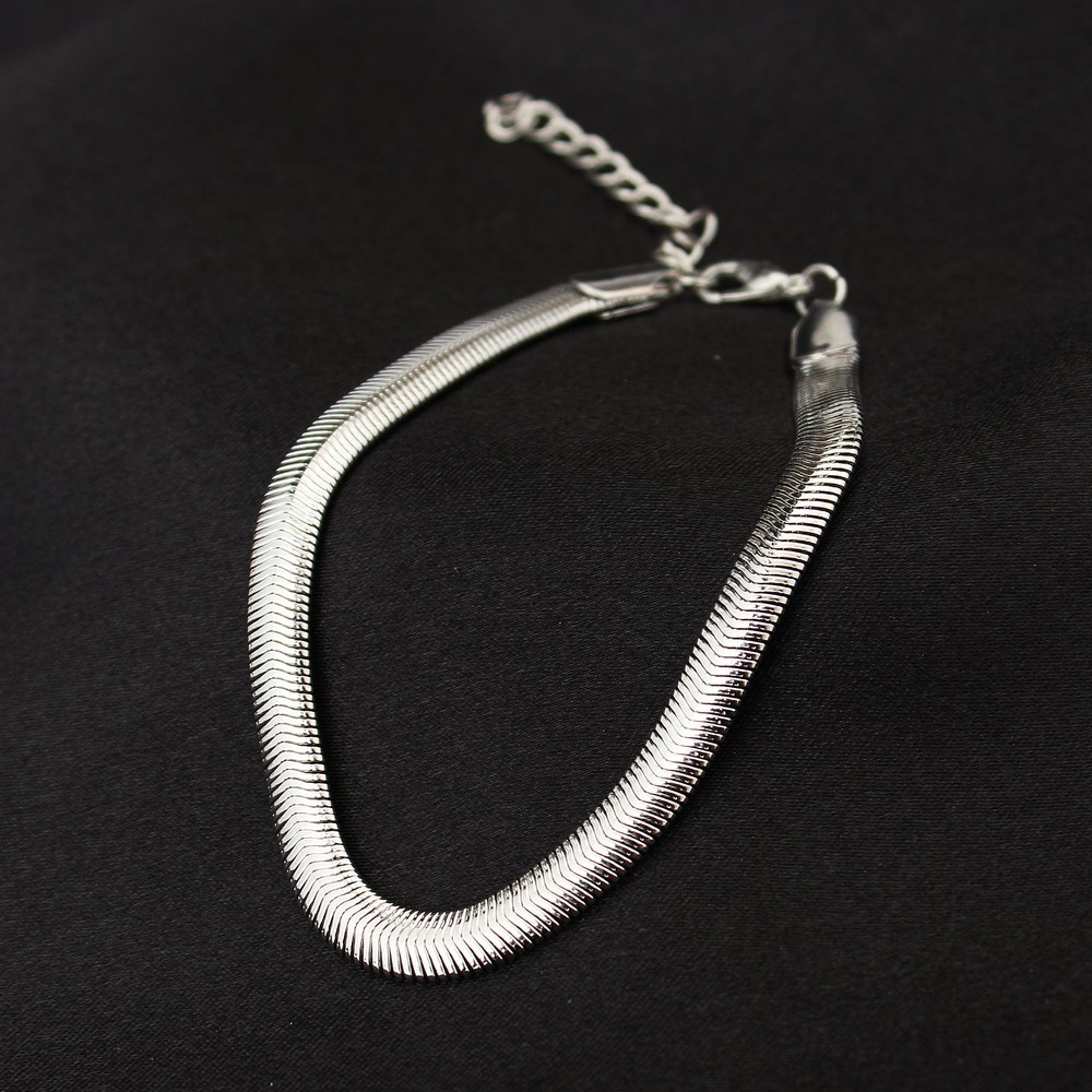 Hot selling new summer beach jewelry metal chain fish scale anklet snake bone chain bracelet