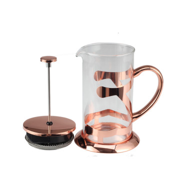 Copper Glass French Press Coffee Maker