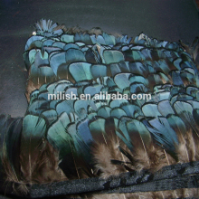 Garment ornament Largo zona plumas feather collar strip MW-0188