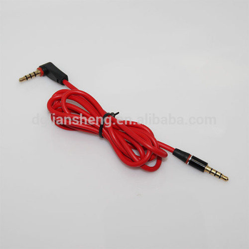 4mm audio cable L shaped audio cable