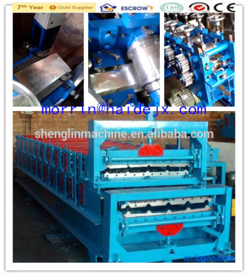 Double layer roll forming machine/ Corrugated double layer making machine