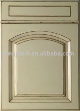 White Glaze thermofoil Kitchen Cabinet (HJPV-011)