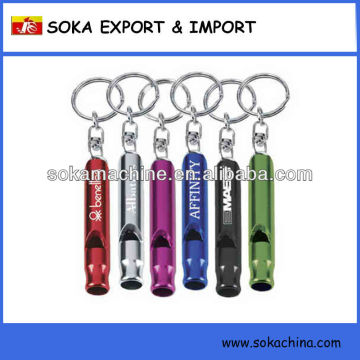 cheap wholesale whistle keychains