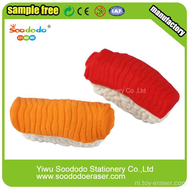 Zalm Sushi Eraser, bulk groothandel kantoor gum