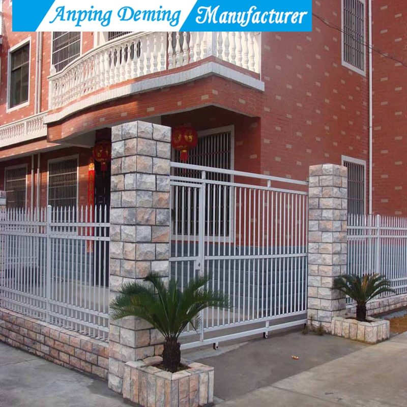 Hot Sale Welded Wrought Iron Gate for House