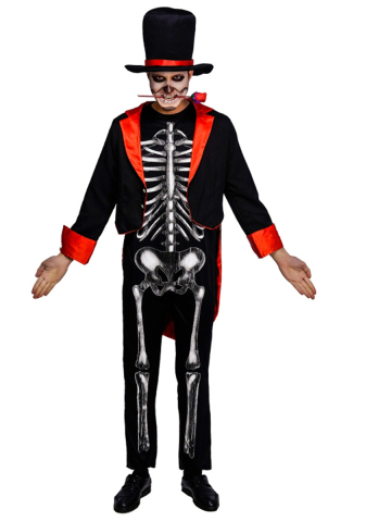 Day of The Dead Suit Costume for Men