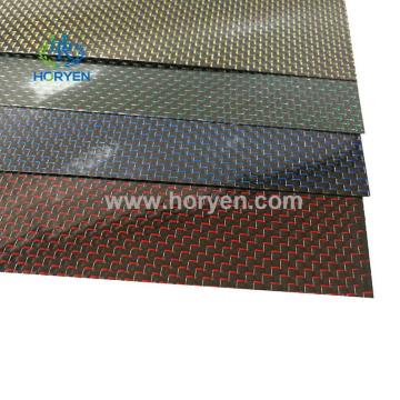 Colored 3K glitter carbon fiber sheet plate