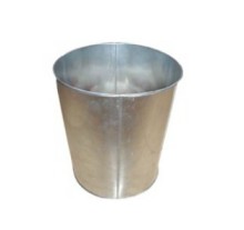 Galvanized Steel laundry bin With Wheel