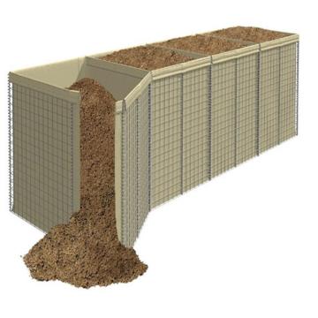 Defensive Hesco barrier retaining wall for sale