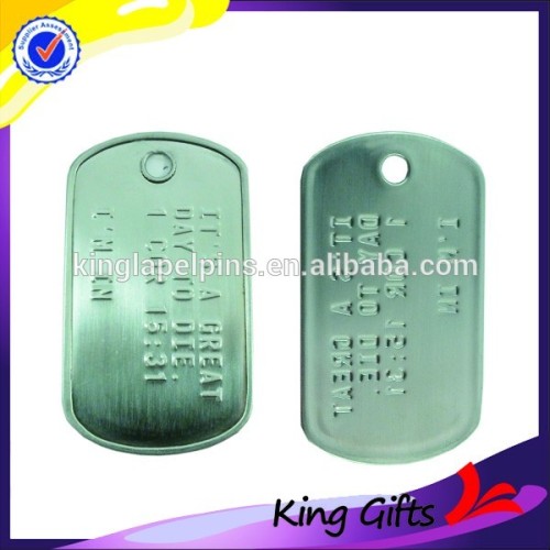 Custom cheap anodized aluminum blank dog tag