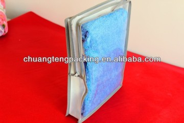 Pvc bag for bedding packing bag with zipper on top