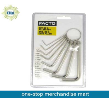 8pcs hexagon key wrench set