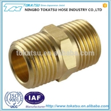 Equal male thread, BSPT X BSPT brass adaptor