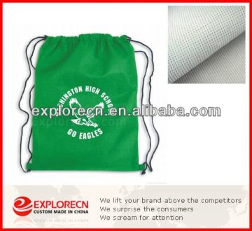 non woven drawstring laundry bag