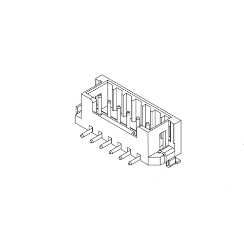 2,00 mm toonhoogte 180 ° Wafer Boss-Smt Type Connector Series