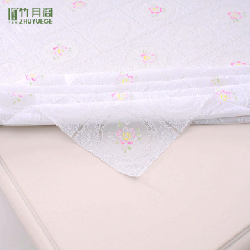 China wholesale custom wedding plastic table cover lace tablecloth