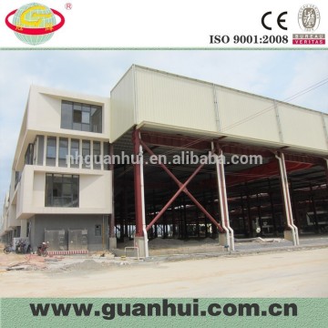 Seismic rated Q345B welded pre fabrication building steel structure