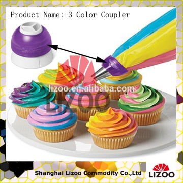 Coupler Adaptor for Icing Nozzle ColorSwirl 3-Color Coupler