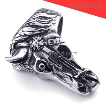 New product of 2014 buffalo skulls jewelry of antique effect