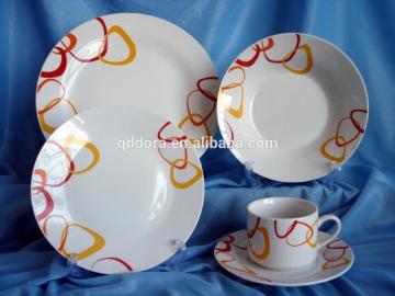 high quality dinner set,tableware dinner set,colorful stripe dinner set