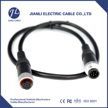 waterproof copper shielded S-video rearview camera adapter 8pin